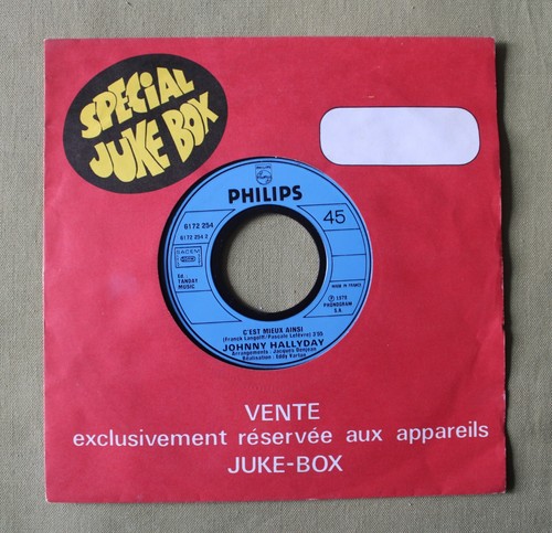 45t johnny hallyday - johnny, box
