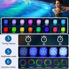 Couleur Charge LED Piscine