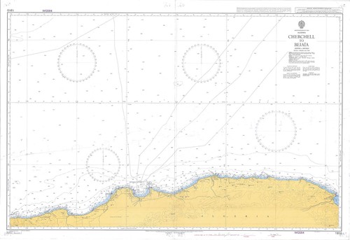 Carte marine admiralty mur - carte,