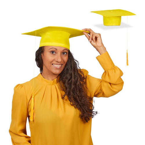 Chapeau diplômé lot 2 - diplômé,