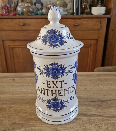 Pot apothicaire vintage saint - pot,