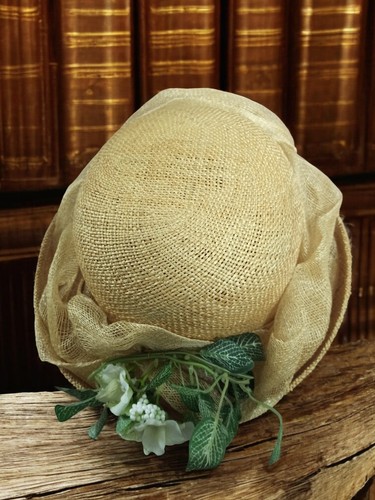 Chapeau femme vintage - , paille
