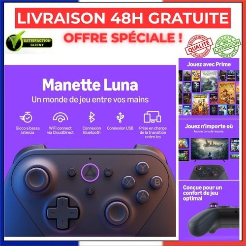 Manette luna sans fil amazon - fil,