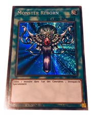 Carte Yugioh MONSTER REBORN Secrète-Rare Prismatique TN19-FR011 française