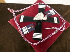 militaria,fourragere,pattes,boutons,gradé pompier Corse