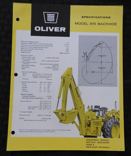1965 oliver tracteur - 1965, "