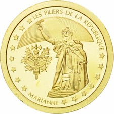 Médaille, Frappe en or