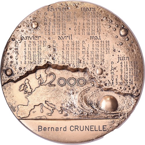 France médaille calendrier - france,,