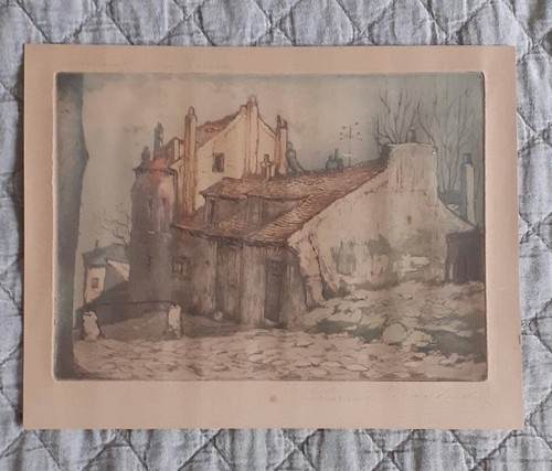 Gravure paul trelade dit - de,