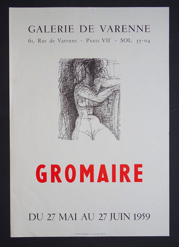 Gromaire affiche originale - gromaire,