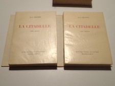 A.J. CRONIN LA CITADELLE  2 volumes édit. du Livre de Monté-Carlo 