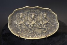 Coupelle bronze décor