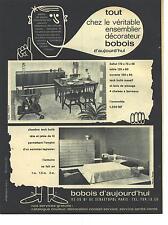 PUBLICITE ADVERTISING   1956  BOBOIS meubles ameublementi