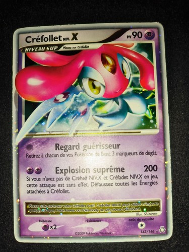 Carte pokémon créfollet - créfollet, x