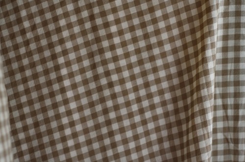 Coupon 232 tissu vichy - coupon, poly