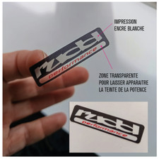 Stickers VTT vintage SUNN pour potence RUDD AVEC TRANSPARENCE