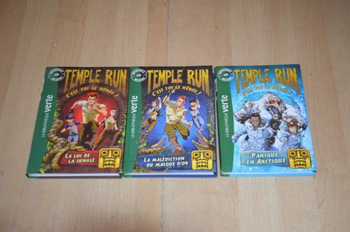 Lot livres série temple - livres,