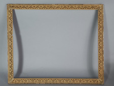 Cadre ancien 54,5x44,5 feuillure 50x40 cm bois stuc patiné style Shabby B753