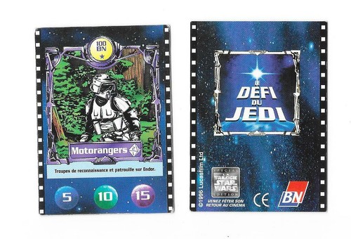Carte défi jedi - carte, bn
