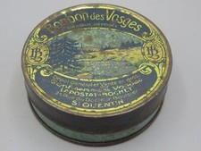 Boîte métal ronde Bonbons des Vosges