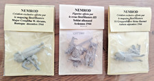 Lot 3 FIGURINES HISTOREX SOLDATS   1/35 NEMROD STEEL MASTER