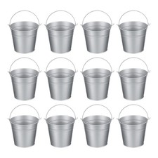12 pièces seau métallique