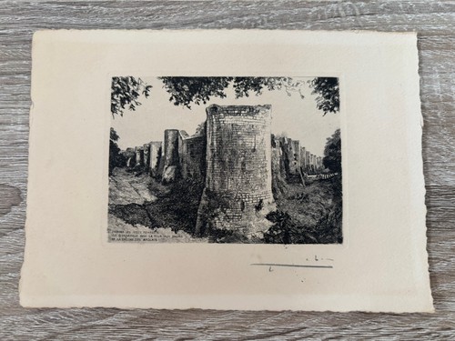 Gravure originale eau forte - gravure, eau-forte