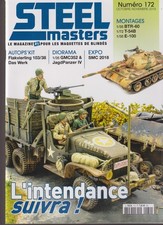 STEEL MASTERS N°172 FLAKVIERLING 103-38 / BTR-60 / T-54B / E-100 / GMC 352