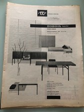 ◕ Publicité Vintage Advertising MEUBLES BOBOIS ◕ Années 60 ◕ 1 page ◕