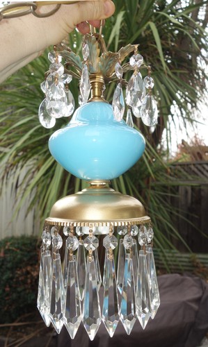 Lamp brass tole chandelier - brass,