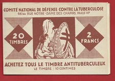 1927 carnet timbres 20