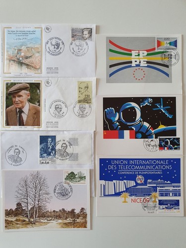Enveloppes 1er jour france - enveloppes,