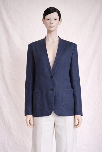 Burberry blazer denim bleu - blazer,