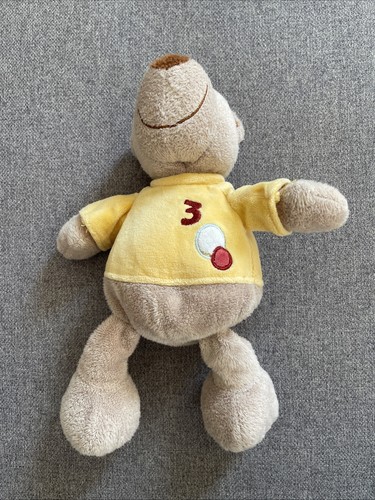 Doudou ours marron - gris, pull