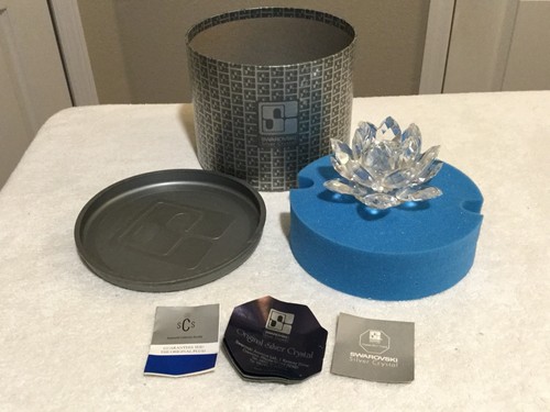 Swarovski water lily - water, candle