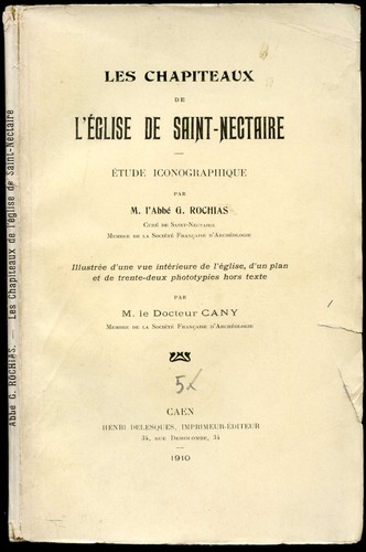 Abbé rochias chapiteaux - :,