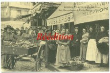 CPA réédition Bordeaux Porte Neuve marché marchande 4 saisons Très animée