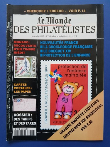 Monde des philatelistes - monde, /