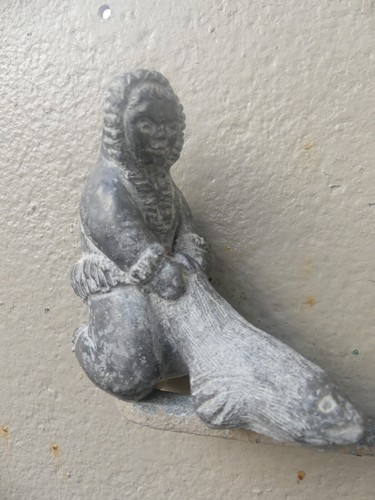 Sculpture eskimo inuit signée - eskimo,