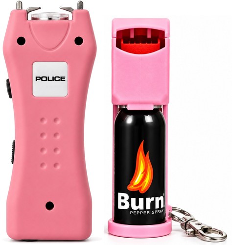 Police stun gun - burn, pepper