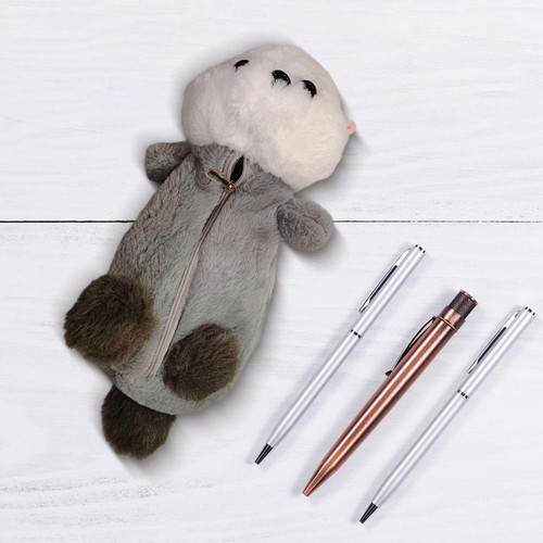 Trousse crayons peluche - à, en
