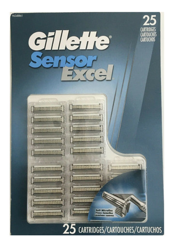 Gillette sensor excel razor - sensor,