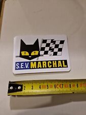 Stickers Autocollant Adhésif Sev Marchal L 8cm H 5,5 Cm Polymere Tres Résistant