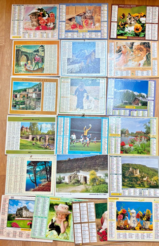 Lot calendrier ptt - calendrier,