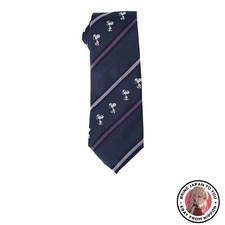 Cravate neuve PEANUTS Snoopy PN918305 bleu marine SNOOPY Joe Cool Brand Tie C...