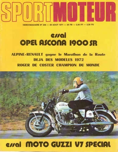 Sport moteur 248 1971 opel - moteur,