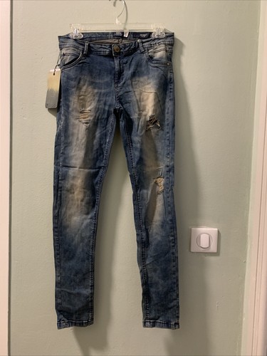 Pantalon jeans troué skinny - pantalon,