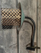 Applique Vintage métal ajouré/applique Vintage grillagé/vintage wall lamp