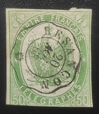 france TIMBRE TELEGRAPHE  n°