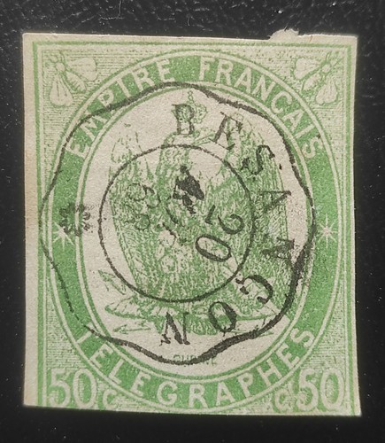 France timbre telegraphe - france,